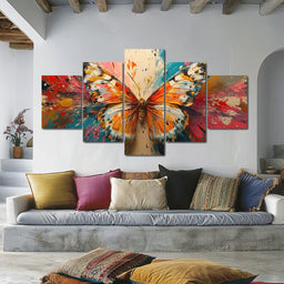 Butterfly Symphony Burst - NicheCanvas