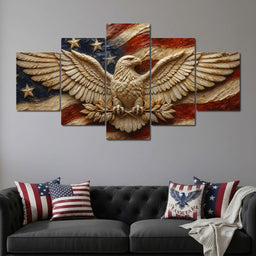 Sovereign Wings Above The Union - NicheCanvas