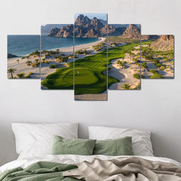 Serenity Greens by the Sea - NicheCanvas