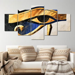 Golden Sight of Ancient Sovereignty - NicheCanvas
