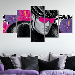 Tropical Cyclist Neon Momentum - NicheCanvas