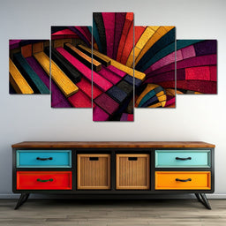 Colorful Rhapsody Journey - NicheCanvas