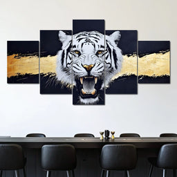 Majestic Tiger Roar Radiance - NicheCanvas