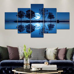 Moonlit Tranquility - TooplesArt - NicheCanvas