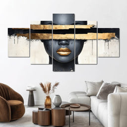 Golden Silence Enigma - NicheCanvas