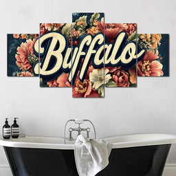 Buffalo Blossoms - NicheCanvas