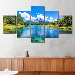 Mountain Reflections Tranquility - NicheCanvas