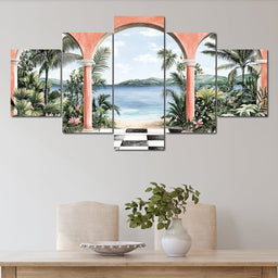 Tropical Archway - NicheCanvas