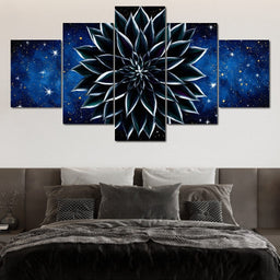 Stellar Petal Illumination - NicheCanvas