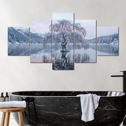 Willow of the Frosted Lake - TooplesArt - NicheCanvas