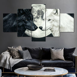 Lunar Wolves - NicheCanvas