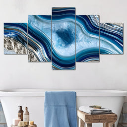 Frozen Currents Of Liquid Metal - NicheCanvas
