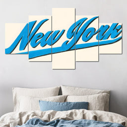 New York City Lettering - NicheCanvas