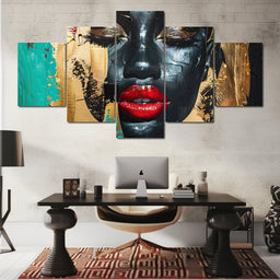 Golden Silence Shattered - NicheCanvas