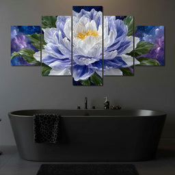 Starlit Peony Luminescence - NicheCanvas