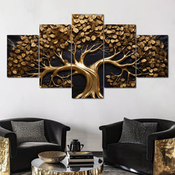 Golden Tree Haven - NicheCanvas