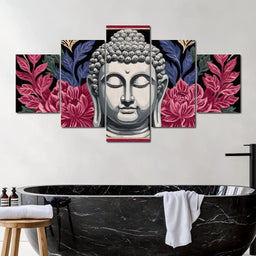 Buddha Blossom Tranquil Aura - NicheCanvas