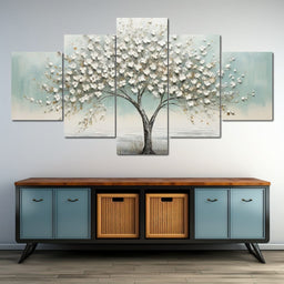 Flourishing Serenity Branches - NicheCanvas