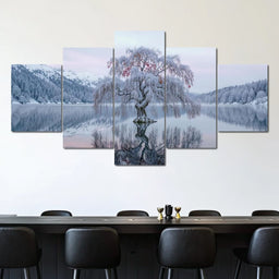 Willow of the Frosted Lake - TooplesArt - NicheCanvas
