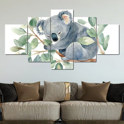 Dreamy Koala Slumber Nest - NicheCanvas