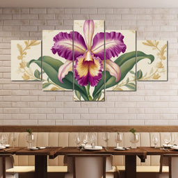 Regal Orchid Botanical Grace - NicheCanvas