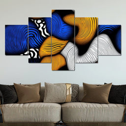 Hypnotic Color Swirl - TooplesArt - NicheCanvas