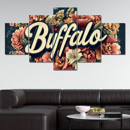 Buffalo Blossoms - NicheCanvas