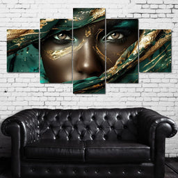 Emerald Gaze Gold Essence - NicheCanvas