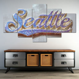 Glittering Seattle Dreams - NicheCanvas