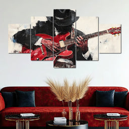 Guitar Groove in Motion - NicheCanvas