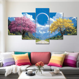 Rainbow Valley Tranquility - NicheCanvas