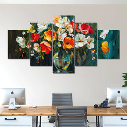 Vibrant Petals & Flowers - NicheCanvas