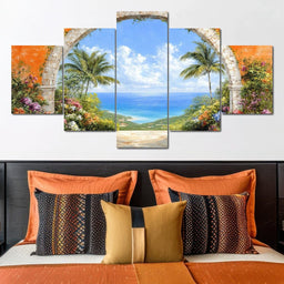 Tropical Gateway to Bliss - NicheCanvas