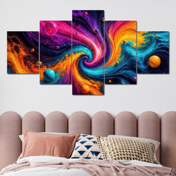 Orbiting Through Liquid Light - TooplesArt - NicheCanvas