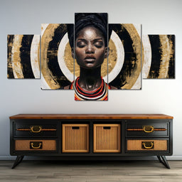 Reflections of a Golden Soul - NicheCanvas