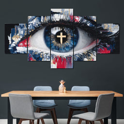 Vision of the Golden Cross - NicheCanvas