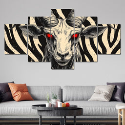 Infernal Ram of Shadows - NicheCanvas