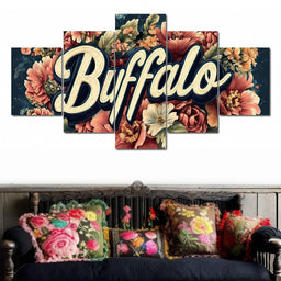 Buffalo Blossoms - NicheCanvas