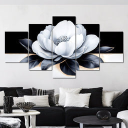 Petals of Tranquil Grace - NicheCanvas