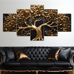 Golden Tree Haven - NicheCanvas