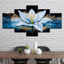 Elegance in Midnight Blooming - NicheCanvas