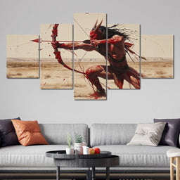 Desert Archers Fierce Stance - NicheCanvas