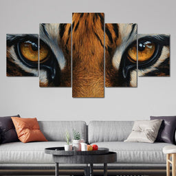 Tiger Stare Wilderness Majesty - NicheCanvas
