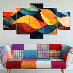 Vibrant Tides of Expression - NicheCanvas