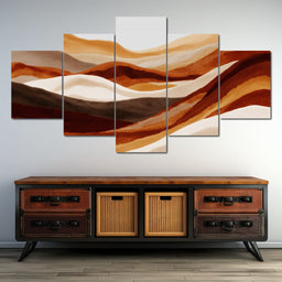Sahara Dunes Earth Tones - NicheCanvas