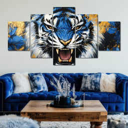 Fury of the Midnight Tiger - Alicia Smith - NicheCanvas