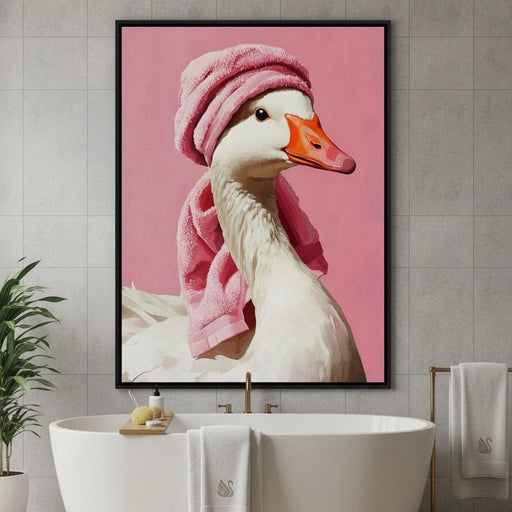 Swan Self Care Canvas Print