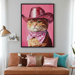 Pink Rodeo Cat Swagger