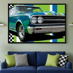 Vintage Racer Power Pop Vibe - Rider Art