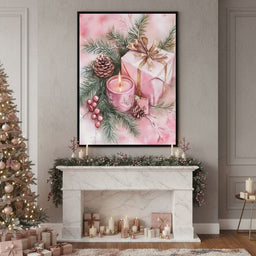 Festive Pine Gift Candle Radiance